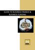 GUIDE TO BUSINESS FINANCE & BUSINESS FUNDING