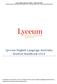 Lyceum English Language Australia Student Handbook 2014