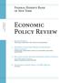 Economic Policy Review
