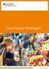 Food Safety Strategies