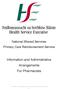 Information and Administrative Arrangements For Pharmacists