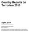 Country Reports on Terrorism 2013