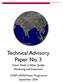 Technical Advisory Paper No. 3