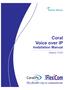 Coral Voice over IP Installation Manual