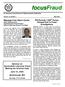 focusfraud Message from Glenn Cunha Chief, Insurance and Unemployment Fraud Division Office of Attorney General Tom Reilly