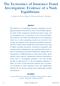 The Economics of Insurance Fraud Investigation: Evidence of a Nash Equilibrium