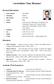 Curriculum Vitae (Resume)