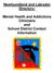 Newfoundland and Labrador Directory: Mental Health and Addictions Clinicians and School District Contact Information