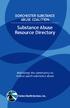Substance Abuse Resource Directory