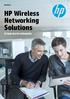 HP Wireless Networking Solutions