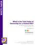 WHITE PAPER SPON. What is the Total Value of Ownership for a Hosted PBX? Published September 2012 SPONSORED BY. An Osterman Research White Paper