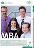 M.A. MBA B.A. MBA. Picture: ISS MBA class of 2011. State-recognised business school. www.iss-hamburg.de