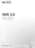 NVR 3.0. User s Manual For V3.0.02 Version 2013/03/21