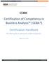 Certification of Competency in Business Analysis (CCBA )