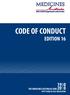 CODE OF CONDUCT EDITION 16 19 0 THE MEDICINES AUSTRALIA CODE 20 0 FIFTY YEARS OF SELF-REGULATION