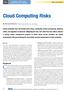 Cloud Computing Risks