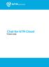 Chat for NTR Cloud Product Guide