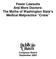 Fewer Lawsuits And More Doctors: The Myths of Washington State s Medical Malpractice Crisis Congress Watch September 2005