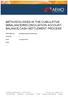 METHODOLOGIES IN THE CUMULATIVE IMBALANCE/RECONCILIATION ACCOUNT BALANCE CASH SETTLEMENT PROCESS