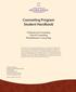 Counseling Program Student Handbook