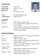 Curriculum Vitae EDUCATION WORK AND EXPERIENCE