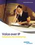 Voice over IP. Solutions for Enterprise. Product Portfolio Overview