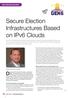 Secure Election Infrastructures Based on IPv6 Clouds
