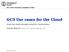 GC3 Use cases for the Cloud