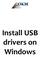 Install USB drivers on Windows