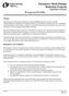 Emergency Flood Damage Reduction Program April 2013 (revised) Program Profile