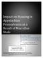 Impact on Housing in Appalachian Pennsylvania as a Result of Marcellus Shale