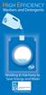 HIGH EFFICIENCY. Washers and Detergents. Working in Harmony to Save Energy and Water. www.cleaninginstitute.org