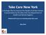 Take Care New York. #TakeCareNY if you are tweeting about this event. May 2013