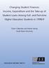 Changing Student Finances: Income, Expenditure and the Take-up of Student Loans Among Full- and Part-time Higher Education Students in 1998/9