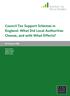 Council Tax Support Schemes in England: What Did Local Authorities Choose, and with What Effects?
