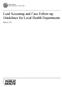 Lead Screening and Case Follow-up Guidelines for Local Health Departments