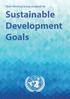 Open Working Group proposal for Sustainable Development Goals