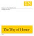 SIGMA NU FRATERNITY, INC. Excelling with Honor. The Way of Honor. Part I
