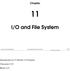 Chapter I/O and File System