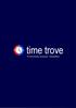 CREAT IVE RIOT SOFT WARE. time trove. Productivity analysis. Simplified. www.timetrove.com