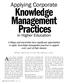 Knowledge Management Practices