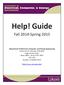 Help! Guide. Fall 2014-Spring 2015