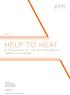 HELP TO HEAT A SOLUTION TO THE AFFORDABILITY CRISIS IN ENERGY