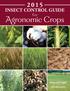 INSECT CONTROL GUIDE. for. Agronomic Crops
