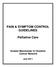 PAIN & SYMPTOM CONTROL GUIDELINES