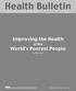Health Bulletin A publication of the Population Reference Bureau Number 1