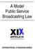 A Model Public Service Broadcasting Law