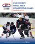 USA HOCKEY SMALL AREA COMPETITIVE GAMES Handbook and CD