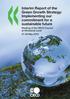 Interim Report of the Green Growth Strategy: Implementing our commitment for a sustainable future
