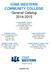 IOWA WESTERN COMMUNITY COLLEGE General Catalog 2014-2015